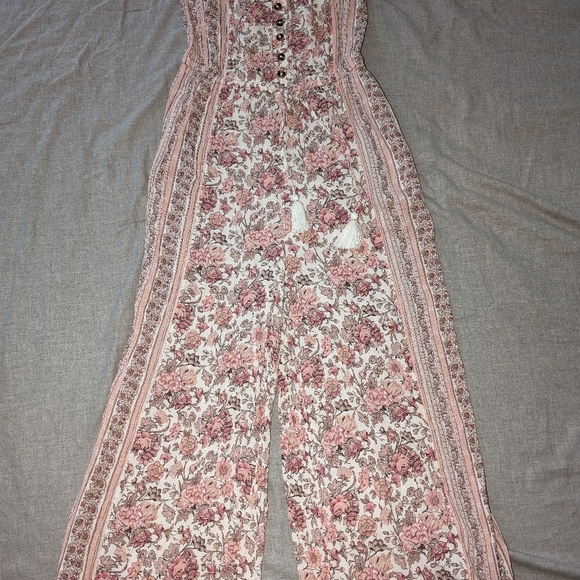 American eagle outfitters size small strapless jumpsuit with pockets - Picture 4 of 6